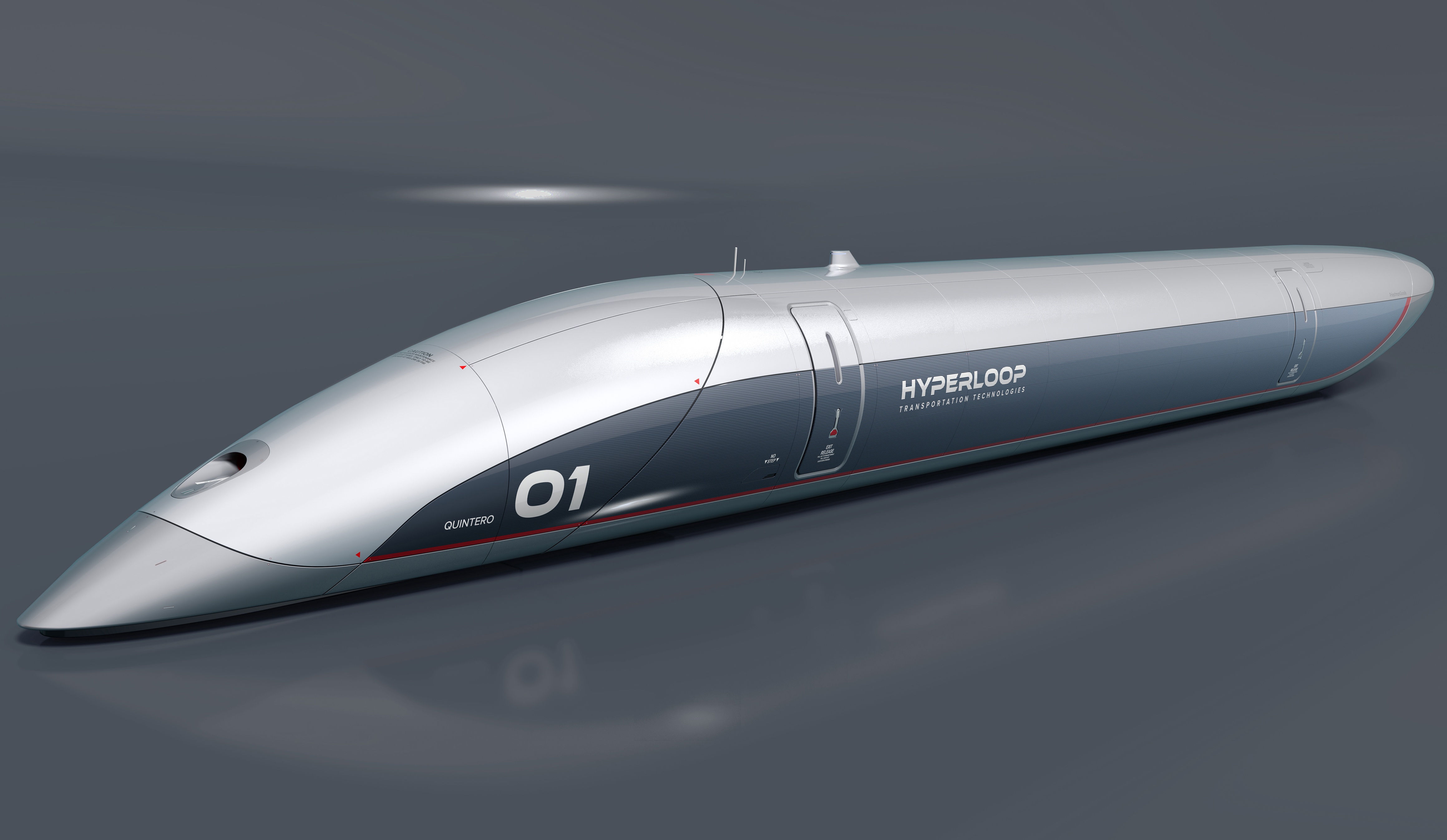 Capsule Hyperloop HTT - Source : HTT